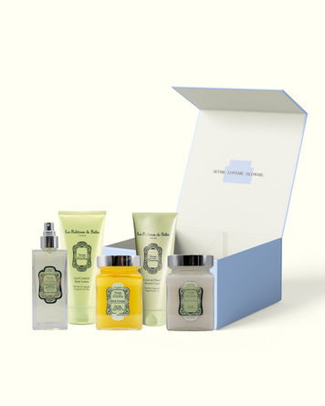 Beauty Box La Sultane De Saba TVG Full Product Б'юті бокс Ла Султан Де Саба Зелений чай Вся Лінійка (гель для душа + молочко для тіла + скраб + баттер + міст) LSDS0044 фото
