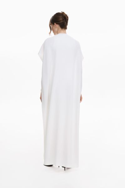 Сукня максі з кейпом білого кольору XS/S cutieedress_22xss фото