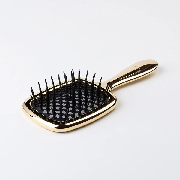 Щітка для волосся золото з чорним Janeke Luxe Superbrush small 102678Z фото