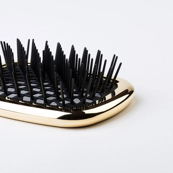 Щітка для волосся золото з чорним Janeke Luxe Superbrush small 102678Z фото