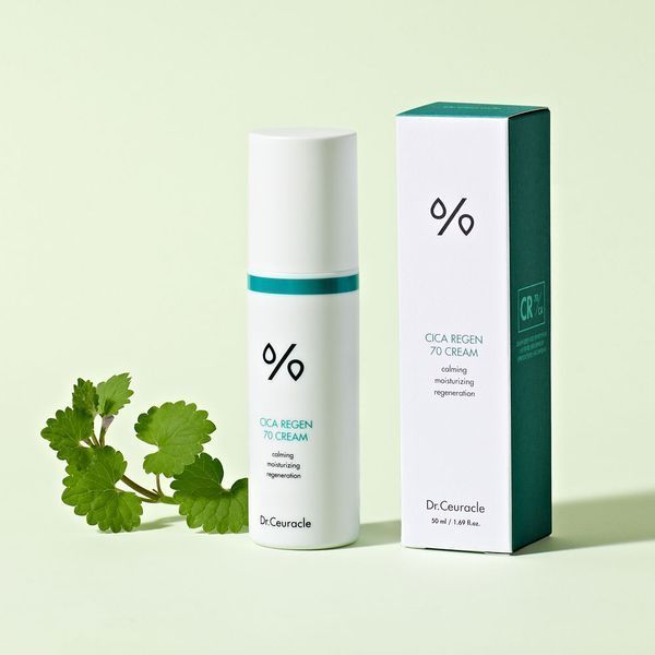 Заспокійливий крем з центелою азіатською Dr.Ceuracle Cica Regen 70 Cream, 50 г 8806133614372 фото