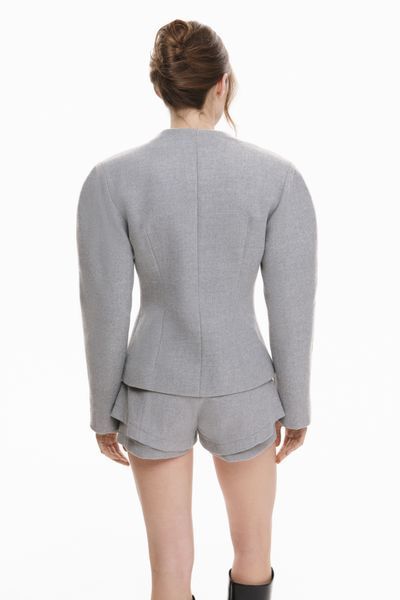 Силуетний жакет сірого кольору Fall Winter XS/S vocutiee34xss фото