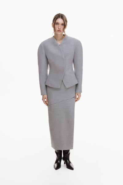 Силуетний жакет сірого кольору Fall Winter XS/S vocutiee34xss фото