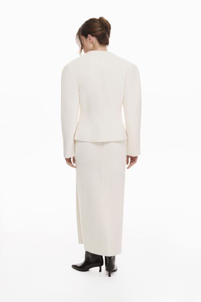 Силуетний жакет молочного кольору Fall Winter XS/S vocutiee35xss фото