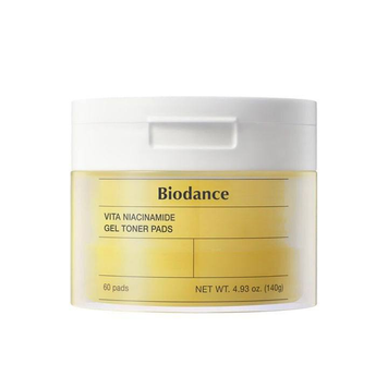 Гідрогелеві тонер-пади для сяючого та рівного тону, 60шт - BIODANCE Vita Niacinamide Gel Toner Pad BID013 фото