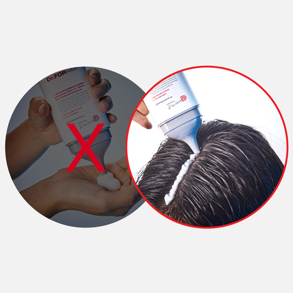 Оздоровлююча маска для шкіри голови Dr.FORHAIR Folligen Scalp Pack, 250мл 8809485532011 фото
