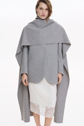 Пальто жакет сірого кольору + шарф Fall Winter XS/S vocutiee0303xss фото