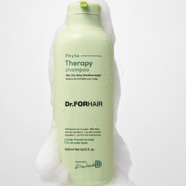 Фітотерапевтичний шампунь для чутливої шкіри голови Dr.FORHAIR Phyto Therapy Shampoo, 500мл 8809485530857 фото