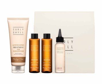 Набір-процедура для інтенсивного відновлення пошкодженого волосся Curly Shyll Prestige Clinic Hair Ampoule Pack 39300003 фото