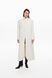 Довге пальто молочного кольору Fall Winter XS/S vocutiee001xss фото 1