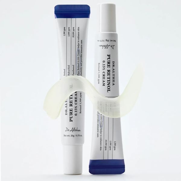 Dr.Althea Pure Retinol 0.15% Cream - Крем з м&rsquo;яким ретинолом 0,15% та бакучіолом для зморшок, текстури й тону шкіри 8809447257068 фото