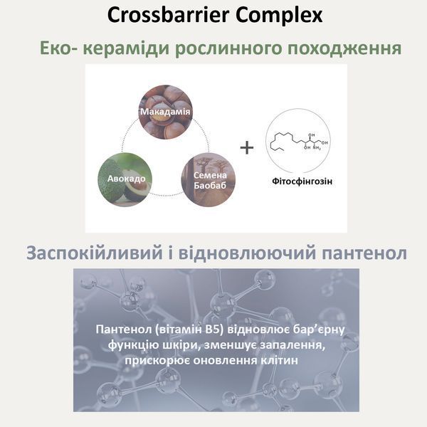 Крем для зміцнення захисного бар'єру з керамідами та пантенолом Needly Crossbarrier Cream, 80мл 8809455422212 фото