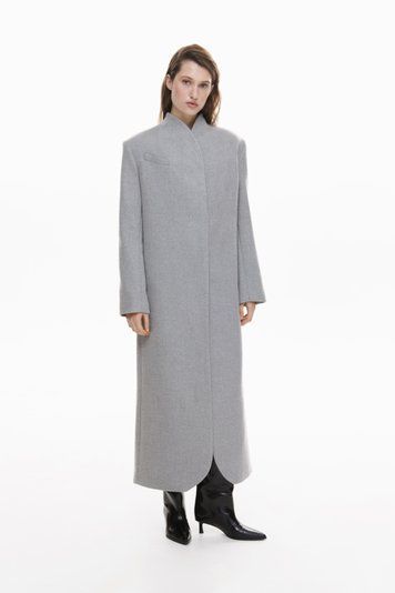 Довге пальто сірого кольору Fall Winter XS/S vocutiee22xss фото