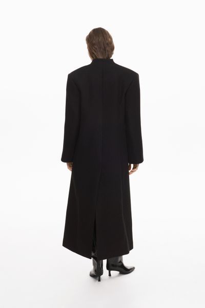 Довге пальто чорного кольору Fall Winter XS/S vocutiee005xss фото