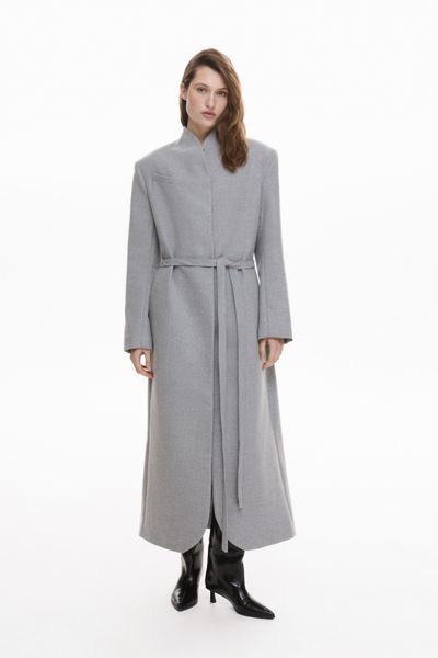 Довге пальто сірого кольору Fall Winter XS/S vocutiee22xss фото