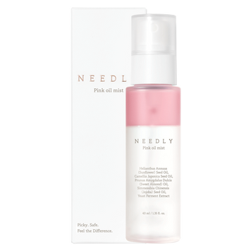 Двофазна зволожуюча сироватка-спрей для обличчя Needly Pink Oil Mist, 40 мл 8809455421017 фото