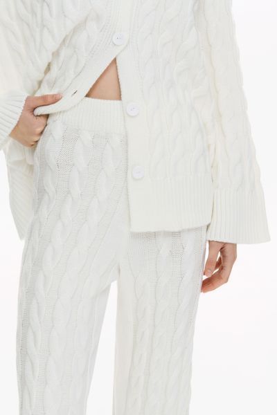 Кардиган обʼємного крою з фактурного трикотажу (колір молочний) XS/S knitwear007xs_s фото