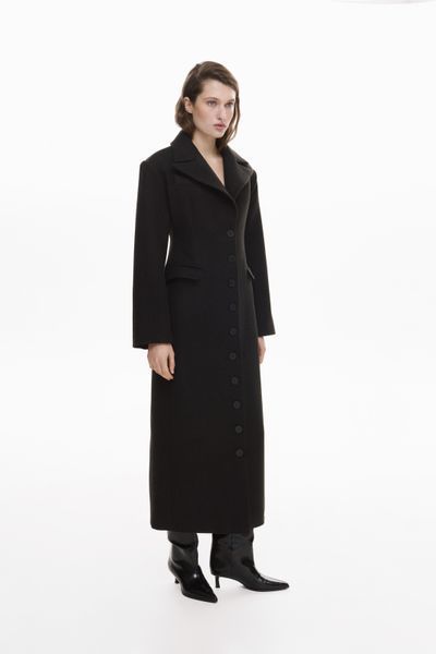 Силуетне пальто чорного кольору Fall Winter XS/S vocutiee27xss фото