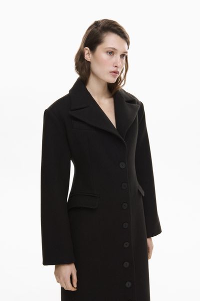 Силуетне пальто чорного кольору Fall Winter XS/S vocutiee27xss фото